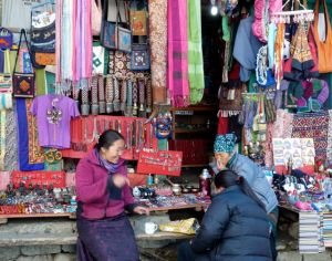 lady shopkeepers and tea