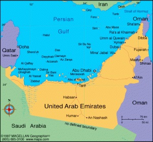UAE map