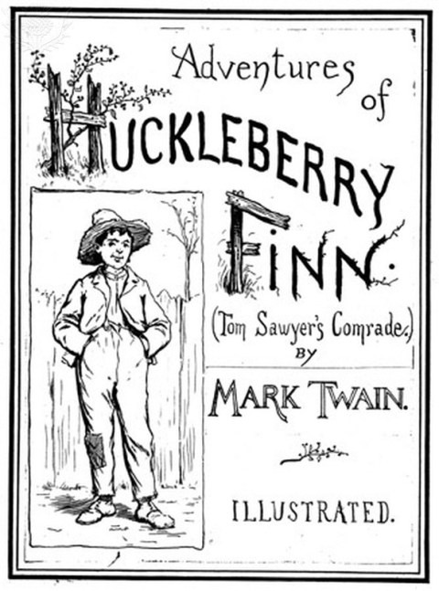 huck finn book cover